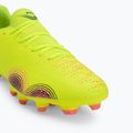 Încălțăminte de fotbal pentru bărbați PUMA Future 8 Play FG/AG yellow alert/ puma black/ sun struck 7