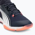 Încălțăminte de handbal pentru bărbați PUMA Eliminate Nitro SQD parisian night / puma white / glowing red 7
