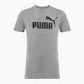 Tricou pentru bărbați PUMA ESS No. 1 Logo Tee medium gray heather