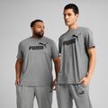Tricou pentru bărbați PUMA ESS No. 1 Logo Tee medium gray heather 4