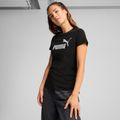 Tricou pentru femei PUMA ESS Metallic No. 1 Logo Tee puma black/metallic silver 3