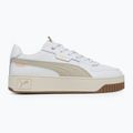 Încălțăminte pentru femei PUMA Carina Street Lux puma white/desert dust/puma gold 2