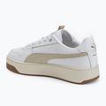 Încălțăminte pentru femei PUMA Carina Street Lux puma white/desert dust/puma gold 3