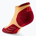 Șosete compresive pentru femei CEP Run No Show 5.0 marigold/burgundy 3