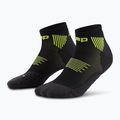Șosete compresive pentru femei CEP Run Low Cut 5.0 black/lime