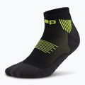 Șosete compresive pentru femei CEP Run Low Cut 5.0 black/lime 2