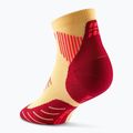 Șosete compresive pentru femei CEP Run Low Cut 5.0 marigold/burgundy 3