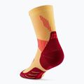 Șosete compresive pentru femei CEP Run Mid Cut 5.0 marigold/burgundy 3