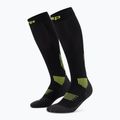 Șosete compresive pentru bărbați CEP Run Tall 5.0 black/lime