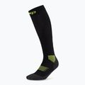 Șosete compresive pentru bărbați CEP Run Tall 5.0 black/lime 2