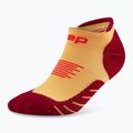 Șosete compresive pentru bărbați CEP Run No Show 5.0 marigold/burgundy 2