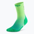 Șosete compresive pentru bărbați CEP Run Edt. Gradient Mid Cut Compression 5.0 green/lime fade 2