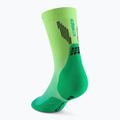 Șosete compresive pentru bărbați CEP Run Edt. Gradient Mid Cut Compression 5.0 green/lime fade 3