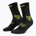 Șosete compresive pentru bărbați CEP Run Mid Cut 5.0 black/lime