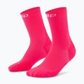 Șosete compresive pentru bărbați CEP Run Mid Cut 5.0 pink