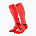 Șosete compresive pentru femei CEP Run Tall 5.0 neon coral