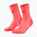 Șosete pentru femei CEP Ultralight Mid Cut 4.0 neon coral/red