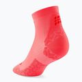 Șosete compresive pentru bărbați CEP Ultralight Low Cut 4.0 neon coral/red 3