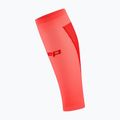 Benzi de compresie pentru gambe bărbați CEP Ultralight Calf 4.0 neon coral/red 2