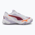 Încălțăminte de handbal pentru femei PUMA Solarstrike 4 puma white/heat fire/lilac crush berry 2