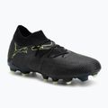 Încălțăminte de fotbal pentru bărbați PUMA Future 8 Match FG/AG puma black/fizzy light/green terrain