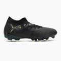Încălțăminte de fotbal pentru bărbați PUMA Future 8 Match FG/AG puma black/fizzy light/green terrain 2