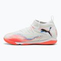 Încălțăminte de fotbal pentru copii  PUMA Future 8 Match It + Mid Jr puma white/puma black/glowing red