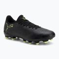 Încălțăminte de fotbal pentru bărbați PUMA Future 8 Play FG/AG puma black/fizzy light/green terrain