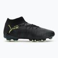 Încălțăminte de fotbal pentru bărbați PUMA Future 8 Pro FG/AG puma black/fizzy light/green terrain 2