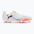 Încălțăminte de fotbal pentru copii PUMA Future 8 Match LL FG/AG Jr puma white/puma black/glowing red 2