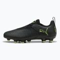 Încălțăminte de fotbal pentru copii PUMA Future 8 Match LL FG/AG Jr puma black/fizzy light/green terrain 9