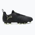 Încălțăminte de fotbal pentru copii PUMA Future 8 Match LL FG/AG Jr puma black/fizzy light/green terrain 2