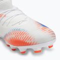 Încălțăminte de fotbal pentru copii PUMA Future 8 Match FG/AG Jr puma white/puma black/glowing red 7