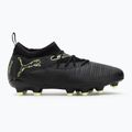 Încălțăminte de fotbal pentru copii PUMA Future 8 Match FG/AG Jr puma black/fizzy light/green terrain 2