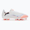 Încălțăminte de fotbal pentru bărbați PUMA Future 8 Play FG/AG puma white/puma black/glowing red 2