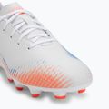 Încălțăminte de fotbal pentru copii PUMA Future 8 Play FG/AG Jr puma white/puma black/glowing red 7