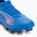 Încălțăminte de fotbal pentru bărbați PUMA Ultra 6 Play+ FG/AG ultra blue/puma white/glowing red 7