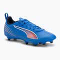 Încălțăminte de fotbal pentru copii  PUMA Ultra 6 Play FG/AG Jr ultra blue/puma white/glowing red
