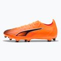Încălțăminte de fotbal pentru bărbați PUMA Ultra 6 Match FG/AG heat fire/puma black/glowing red