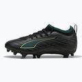 Încălțăminte de fotbal pentru copii  PUMA Ultra 6 Match FG/AG Jr puma black/fizzy light/green terrain 8