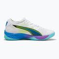 Încălțăminte de handbal PUMA Eliminate Nitro SQD 4 Game On puma white/glowing red/ultra blue 9