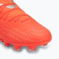 Încălțăminte de fotbal pentru copii PUMA Future 9 Pro FG/AG Jr glowing red/puma white/puma black/puma silver 7
