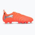 Încălțăminte de fotbal pentru copii PUMA Future 9 Play FG/AG Jr glowing red/puma white/puma black/puma silver 2