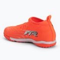 Încălțăminte de fotbal PUMA Future 9 Match TT + Mid Jr glowing red/puma white/puma black/puma silver 3