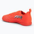 Încălțăminte de fotbal pentru copii PUMA Future 9 Play IT Jr glowing red/puma white/puma black/puma silver 3
