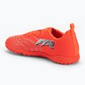 Încălțăminte de fotbal pentru copii PUMA Future 9 Play TT Jr glowing red/puma white/puma black/puma silver 3