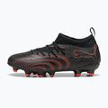 Încălțăminte de fotbal pentru copii PUMA Future 9 Match FG/AG Jr puma black/glowing red/strong grey 8