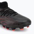 Încălțăminte de fotbal pentru copii PUMA Future 9 Match FG/AG Jr puma black/glowing red/strong grey 7