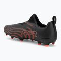 Încălțăminte de fotbal pentru copii PUMA Future 9 Match LL FG/AG Jr puma black/glowing red/strong grey 3