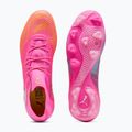 Încălțăminte de fotbal PUMA Future 9 Fusion FG/AG poison pink/sun stream/bright aqua/puma wht 3